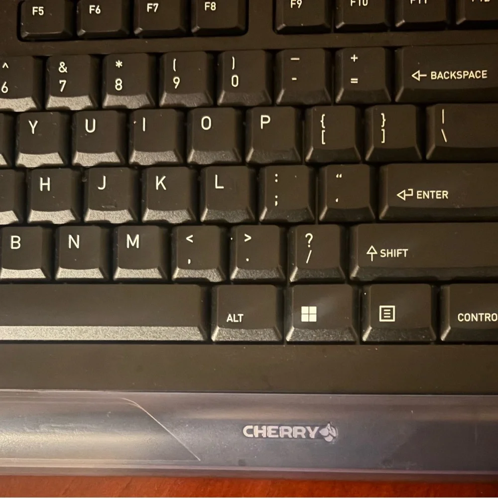 Cherry Black Wired Keyboard with mouse